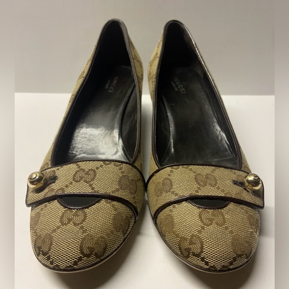 Gucci Beige Heels size 7.5 - Picture 2 of 11